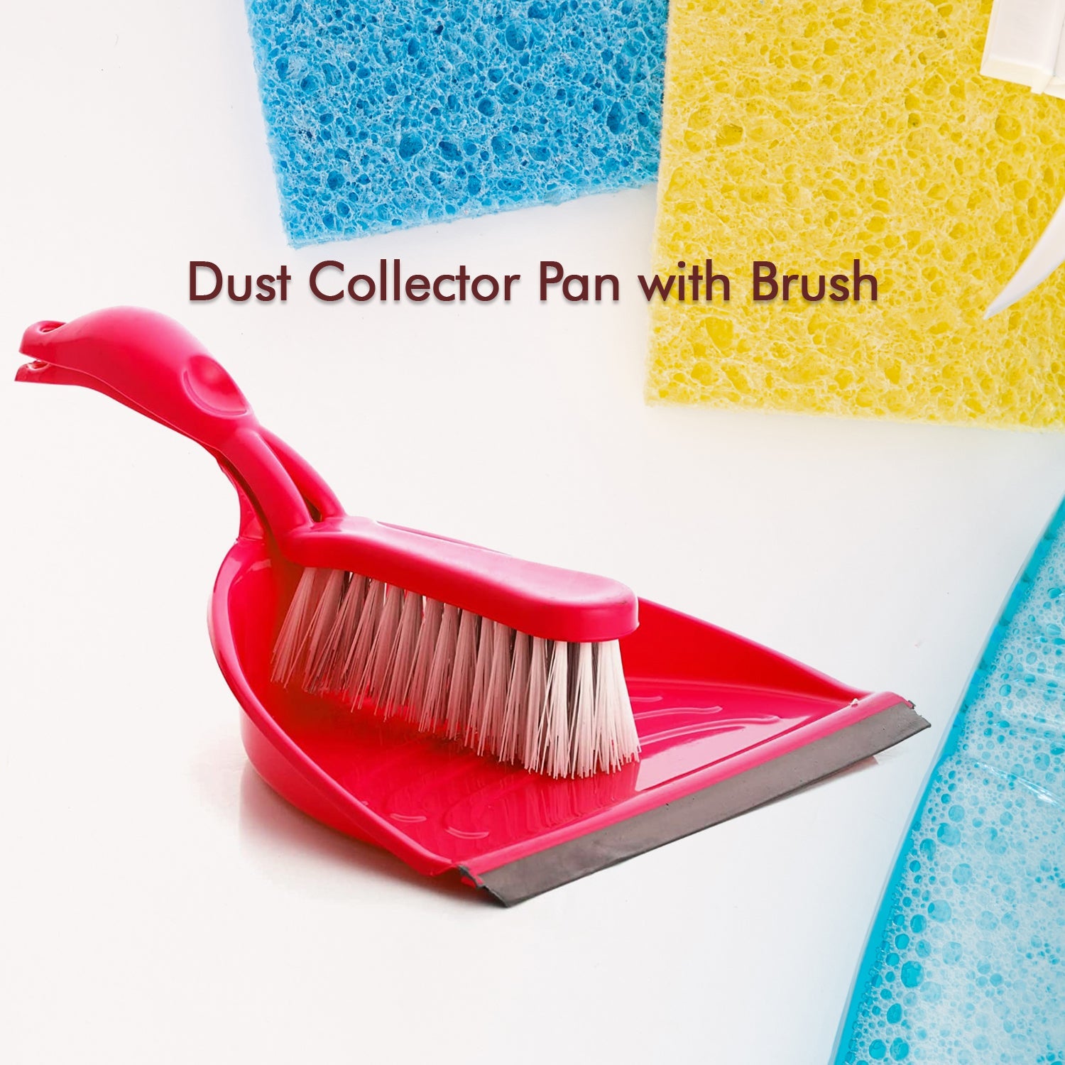 Supadi Dustpan & Brush Set – Long-Handle Multipurpose Dust Collector , Supdi