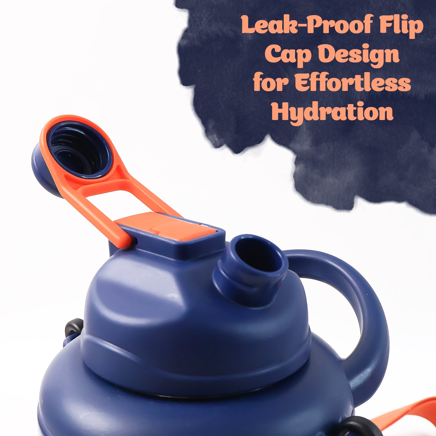 Sports Vacuum Bottle with Shoulder Strap 1 Pc Stylish Mix Design & Size