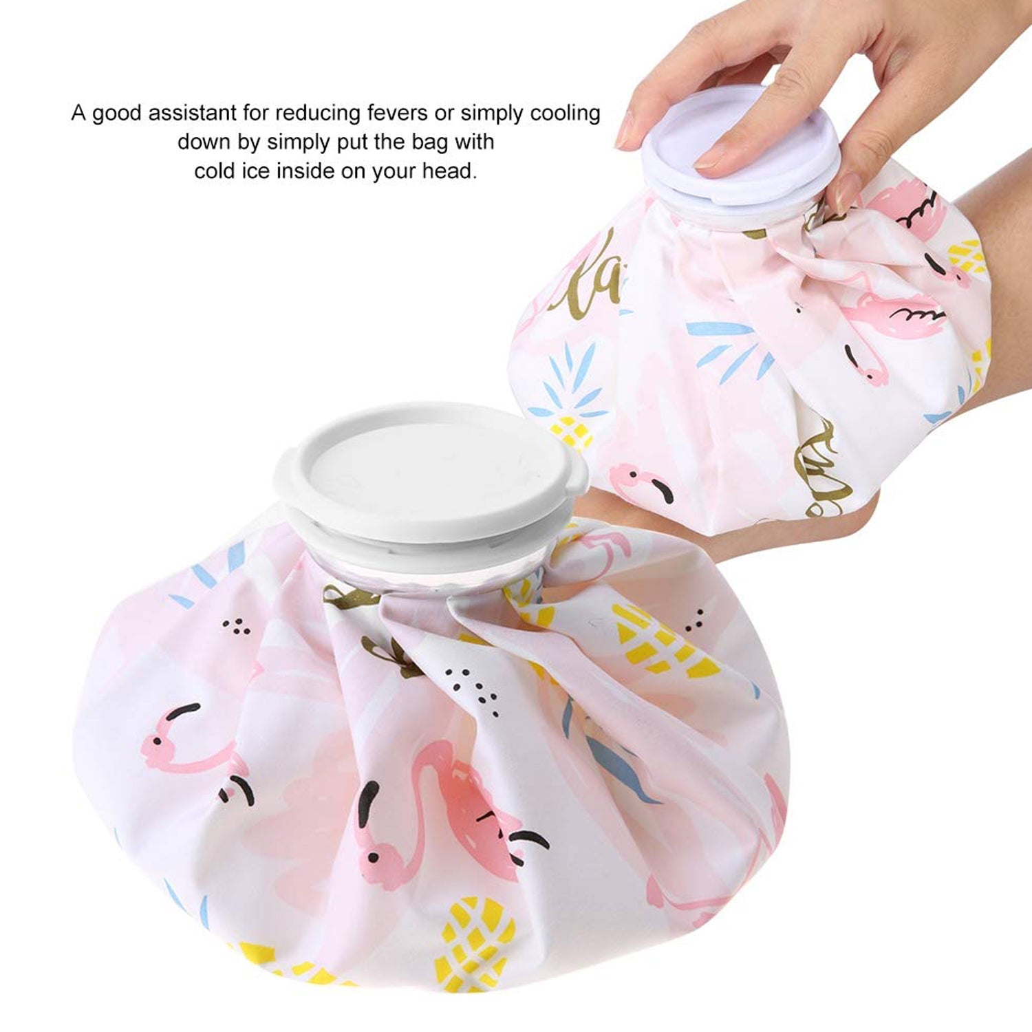 Pain Reliever Ice Bag Used To Overcome Joints And Muscles Pain In The Body.