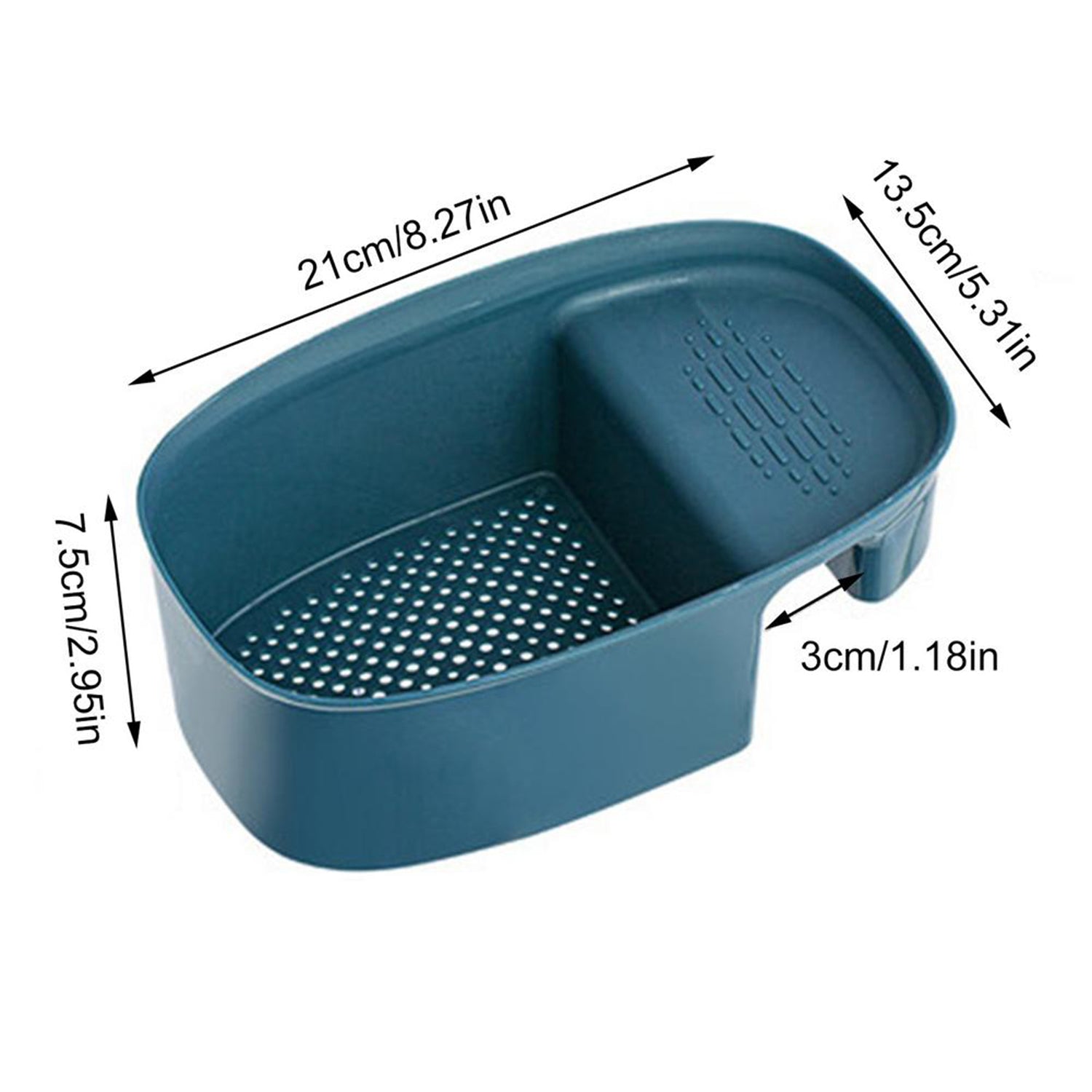 Kitchen Dish Drainer and Drying Rack Sink Basket for Washing Bowls Utensils Vegetables Fruits Storage Organiser