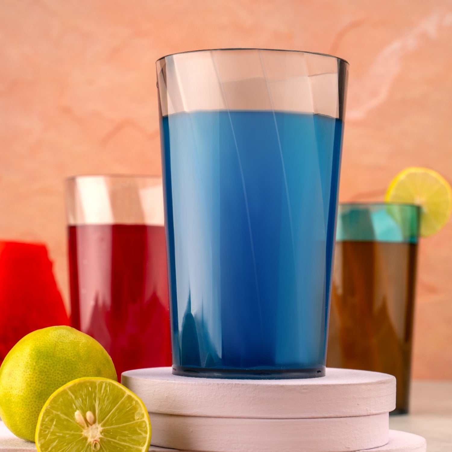 Premium 300ml Transparent Glass Set for Water, Juice & Cocktails (Set of 6)