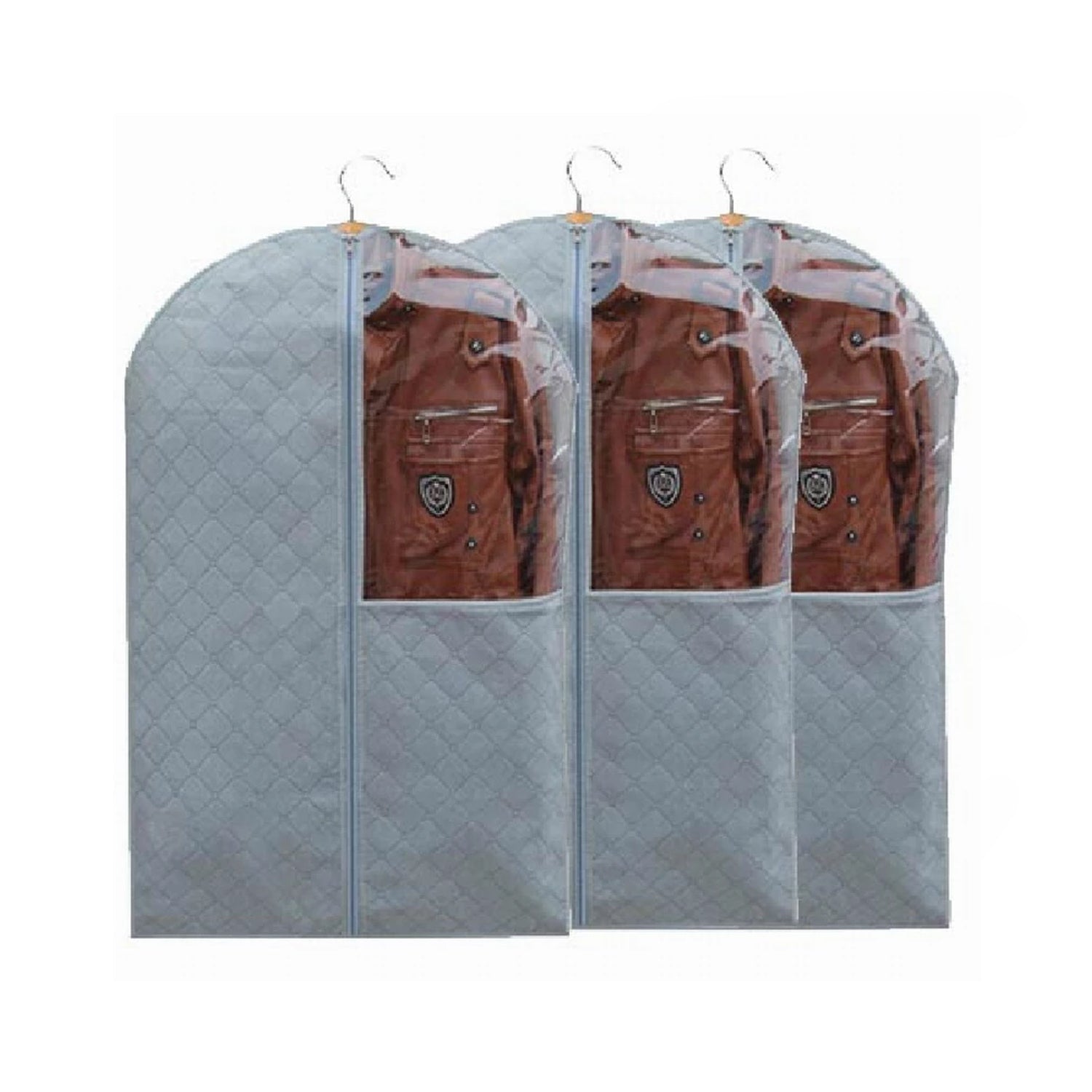 Foldable Non Woven Men's Coat Blazer Suit Cover men's coat blazer cover fold over breathable garment bag suit cover.