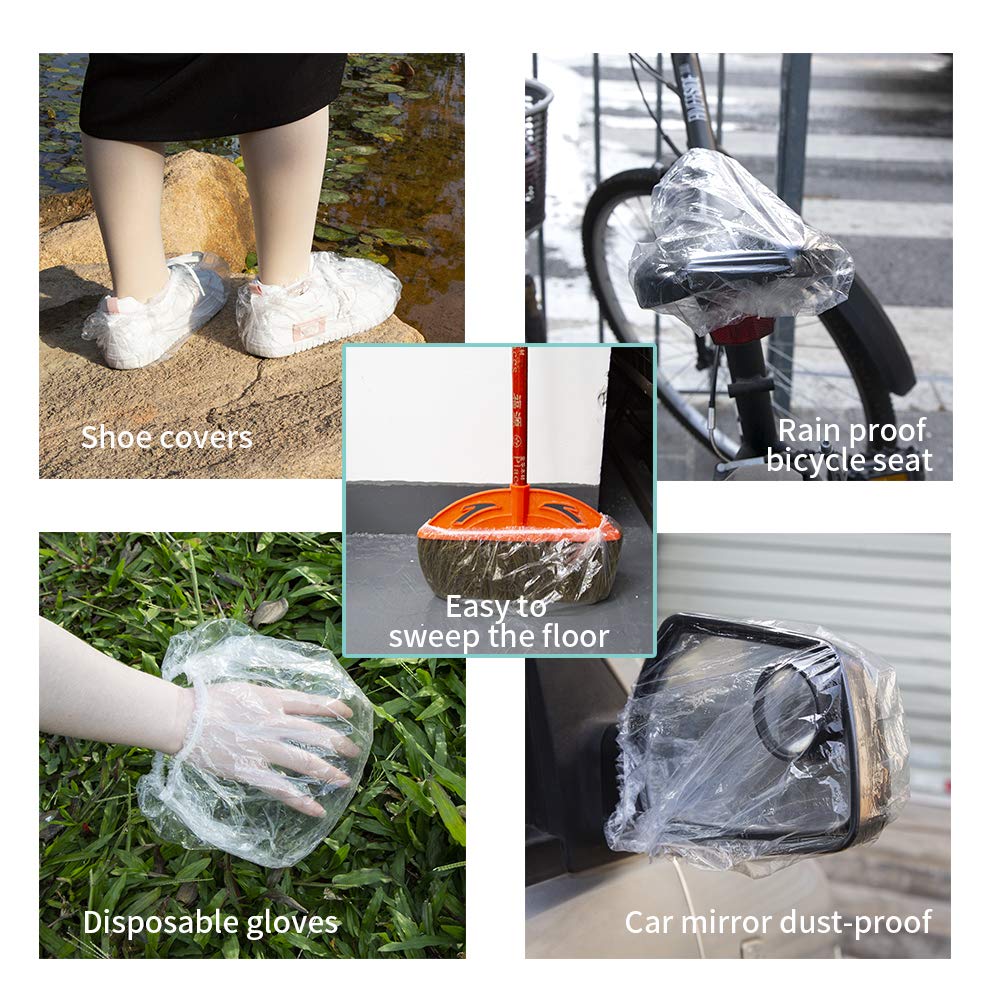 Large Disposable Waterproof Shower Caps – 12 Pack for Women, Travel, Hotel, Spa, Salon