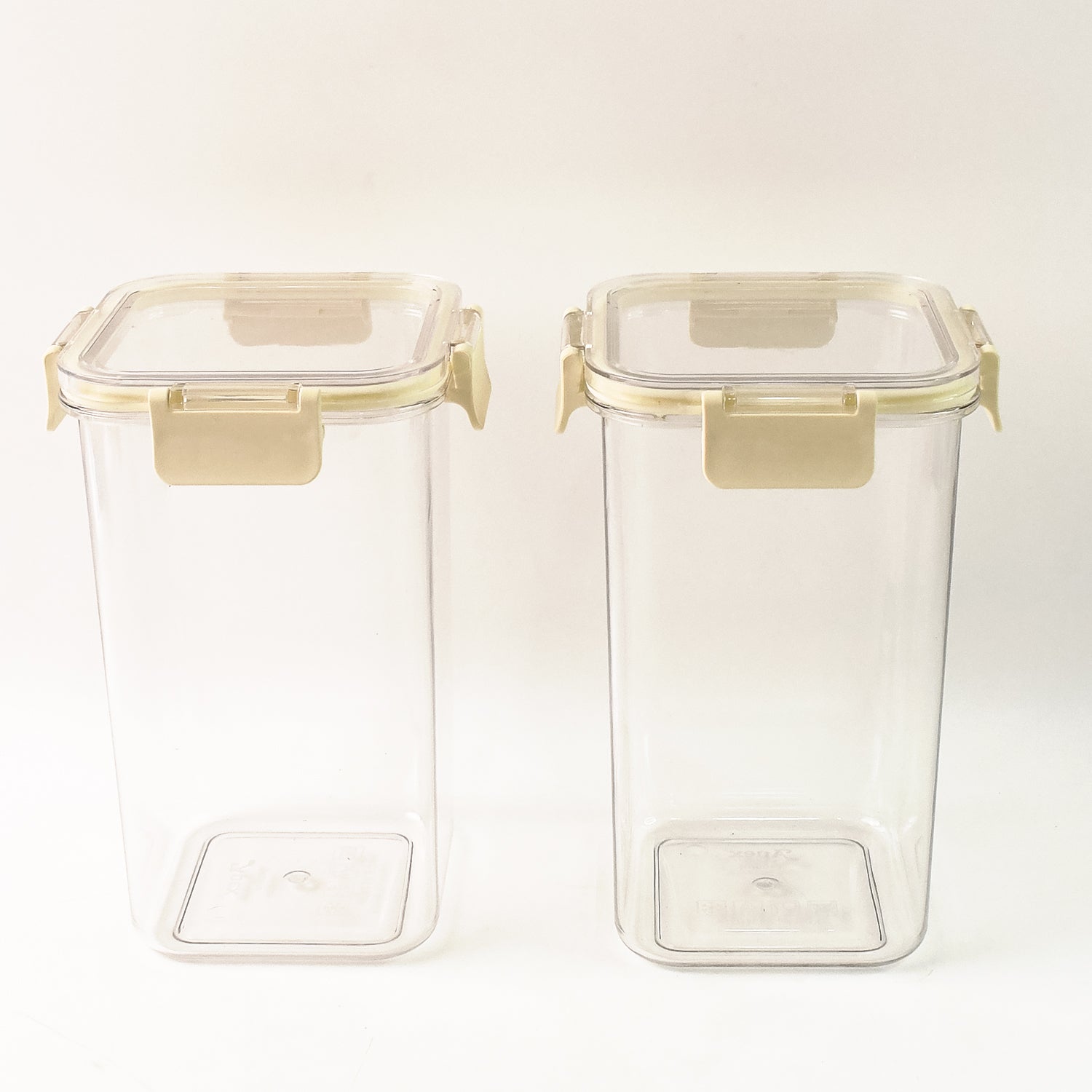 Apex Press N’ Lock Airtight Kitchen Storage Container Set (2Pc/1400ml) Approx