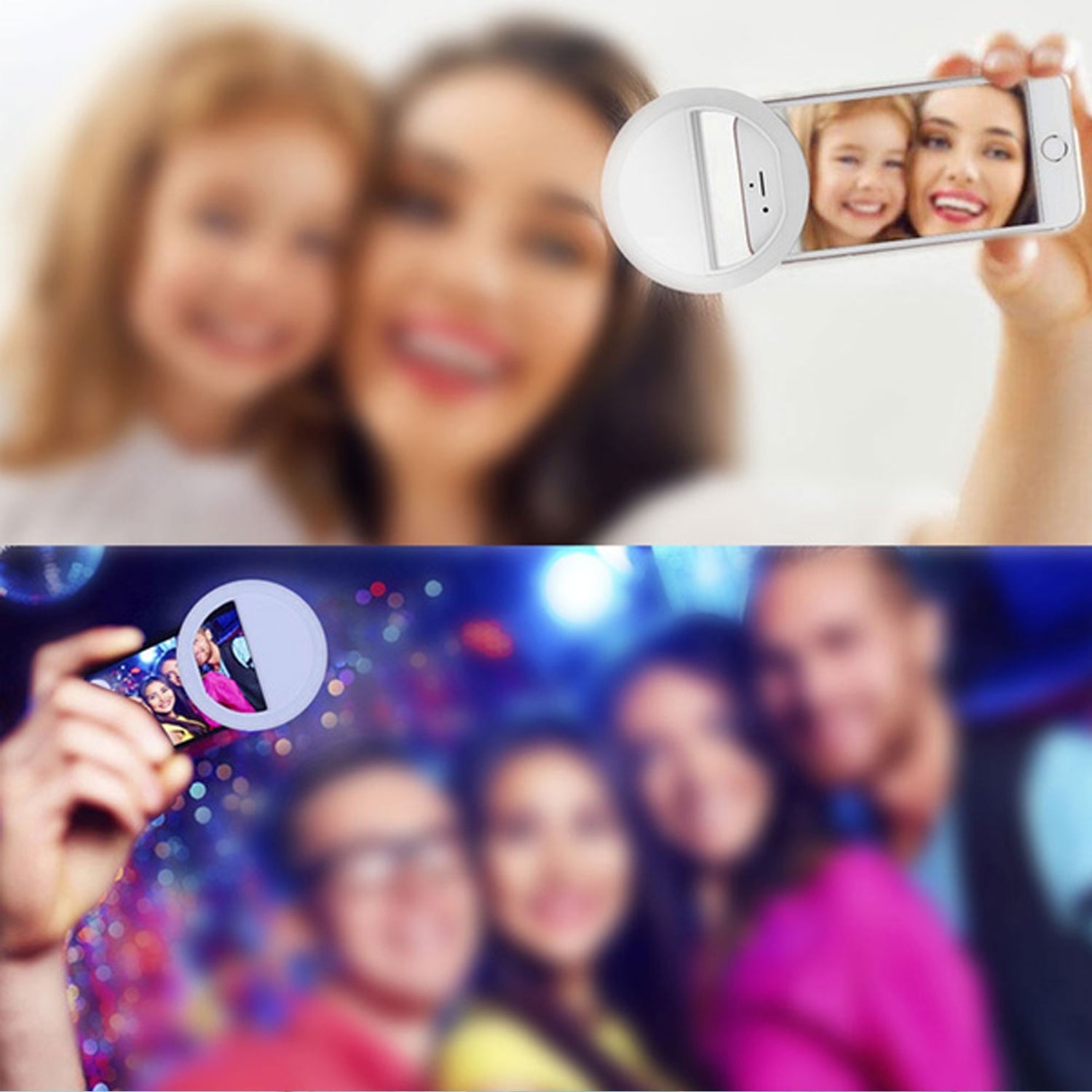 Selfie Ring Light for Brightening Face in Photos & Videos