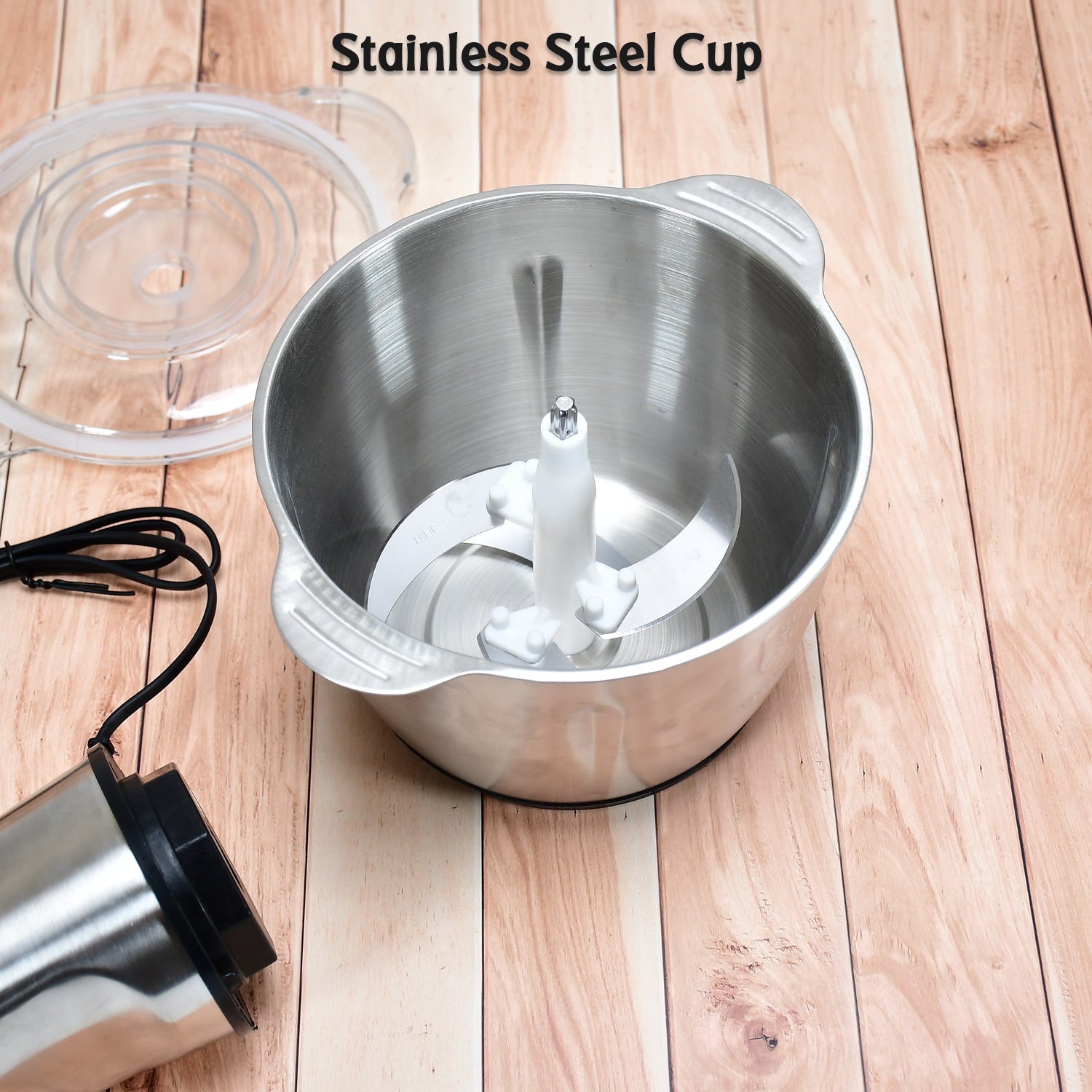 Stainless Steel Electric Meat Grinders with Bowl Heavy for Kitchen Food Chopper, Meat, Vegetables, Onion , Garlic Slicer Dicer, Fruit & Nuts Blender (3L)