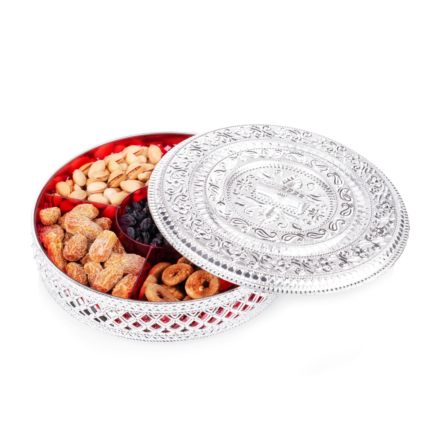 Round Box, Dry Fruit Box For Kitchen Storage Home Decor