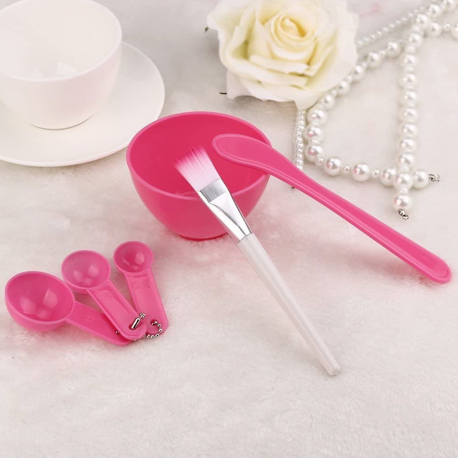 Facial Mask Bowl Set for Girls (6-Pcs)