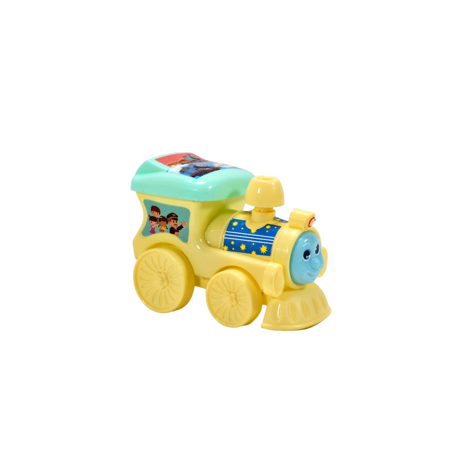 Pull-Rope Racing Train Engine Toy for Kids