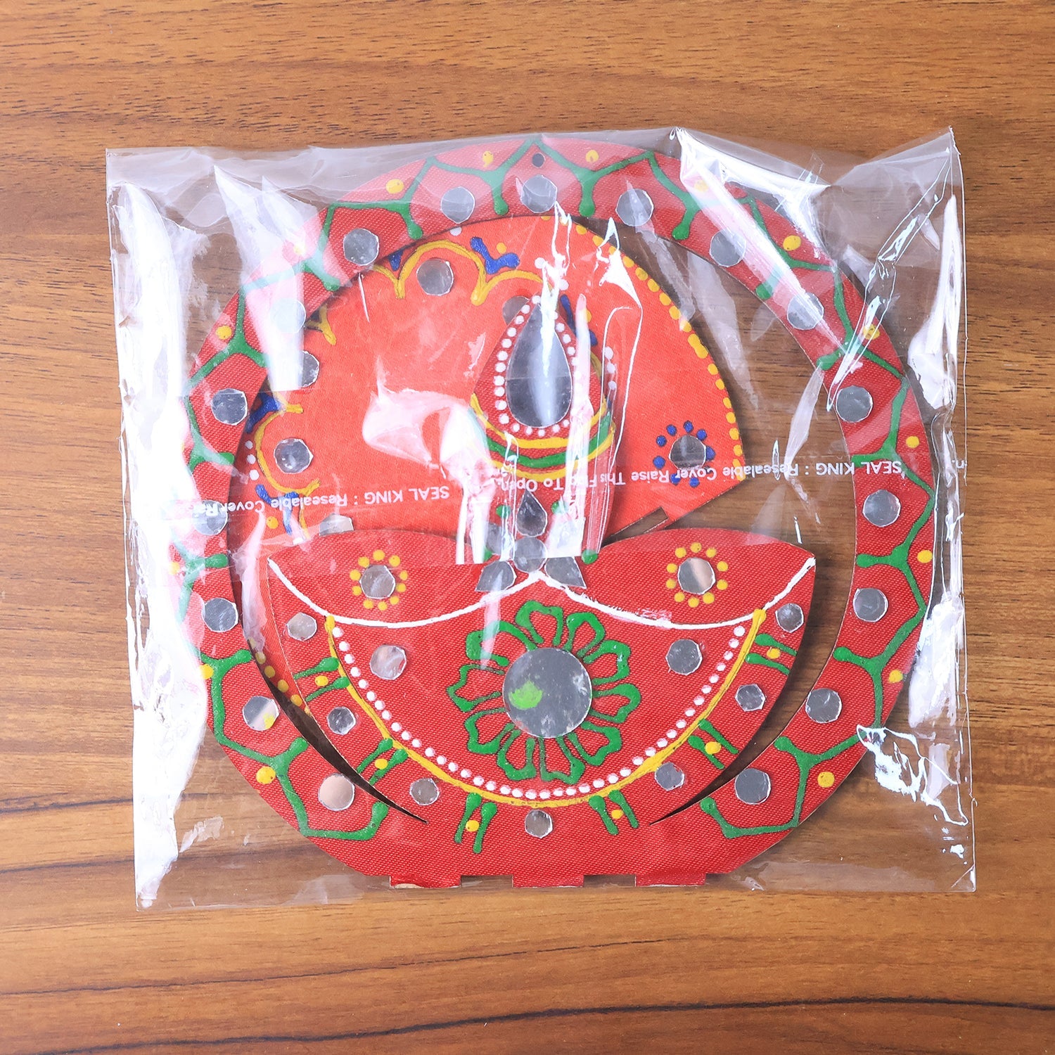 Handcrafted Wooden Decorative Diya Stand (1 Pc)