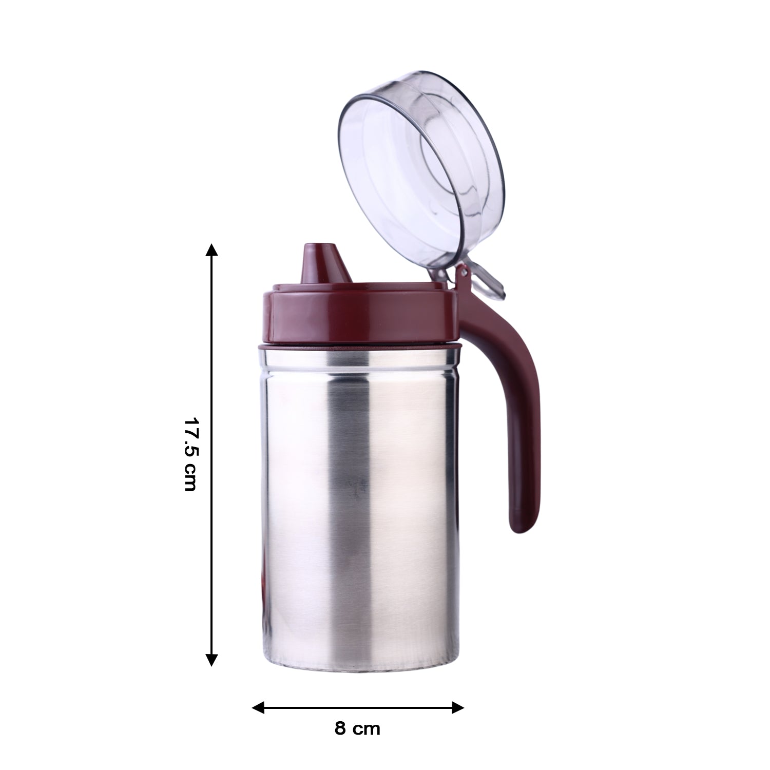 Oil Dispenser Stainless Steel with small nozzle 500ML Oil Container.