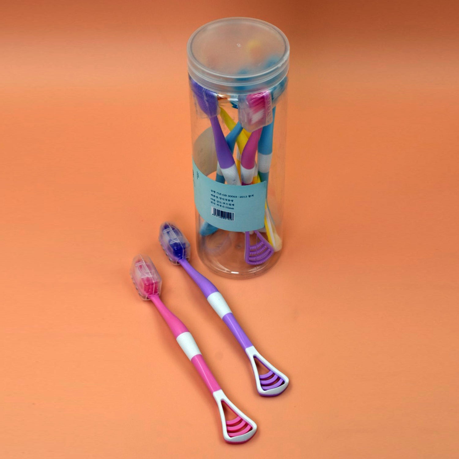 8 Pc 2-in-1 Toothbrush Case for Family Use