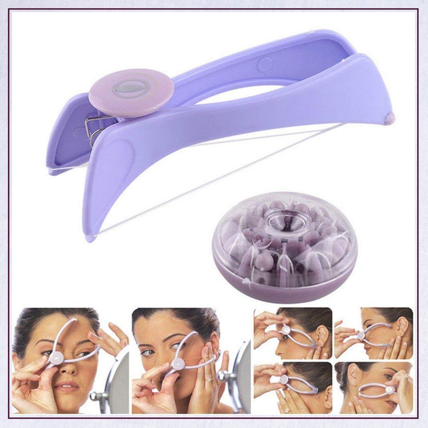 Slique Painless Hair Removal Threading Kit, Hair accessories