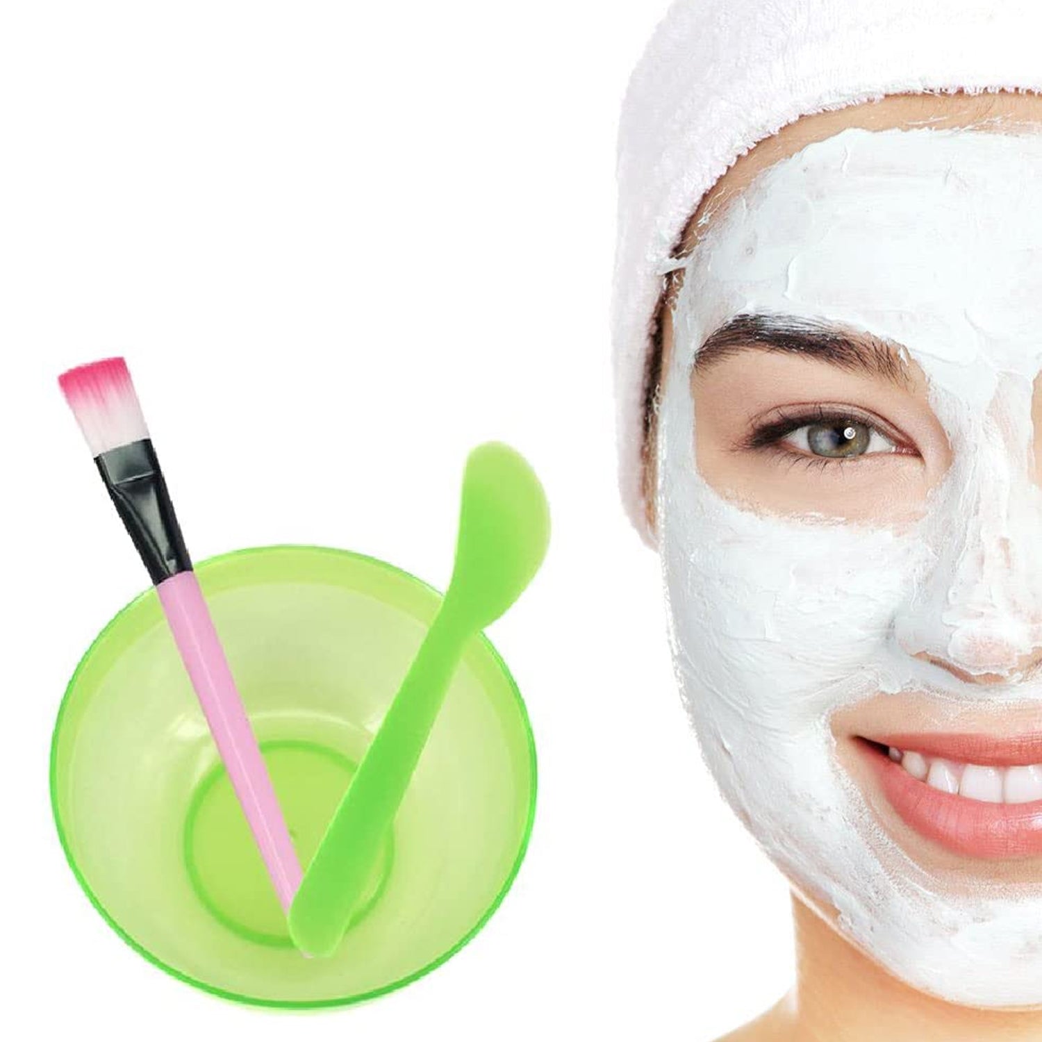 Facial Mask Bowl Set for Girls (6-Pcs)