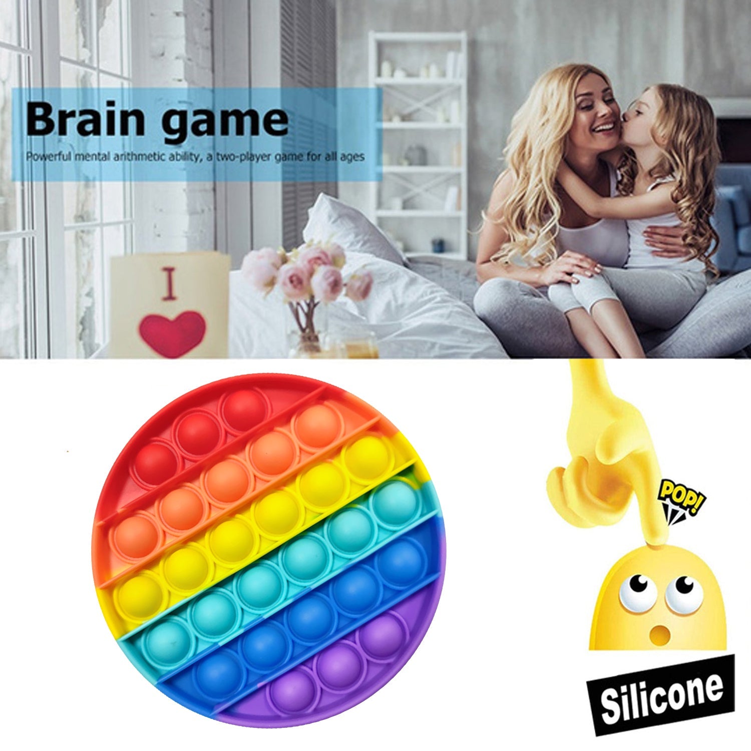 Round  it Toy For Stress Reliever Toy 1 pc