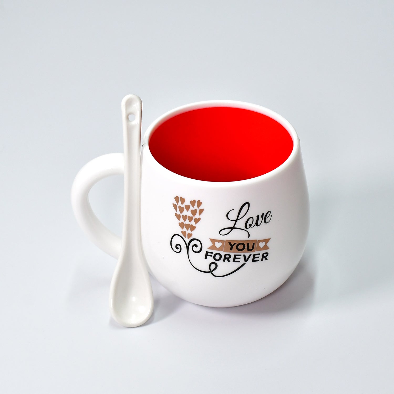 Multi design coffee Mug With Spoon and box packing. Ceramic Mugs to Gift your Best Friend Tea Mugs Coffee Mugs Microwave Safe (1 Pc / Mix Color)