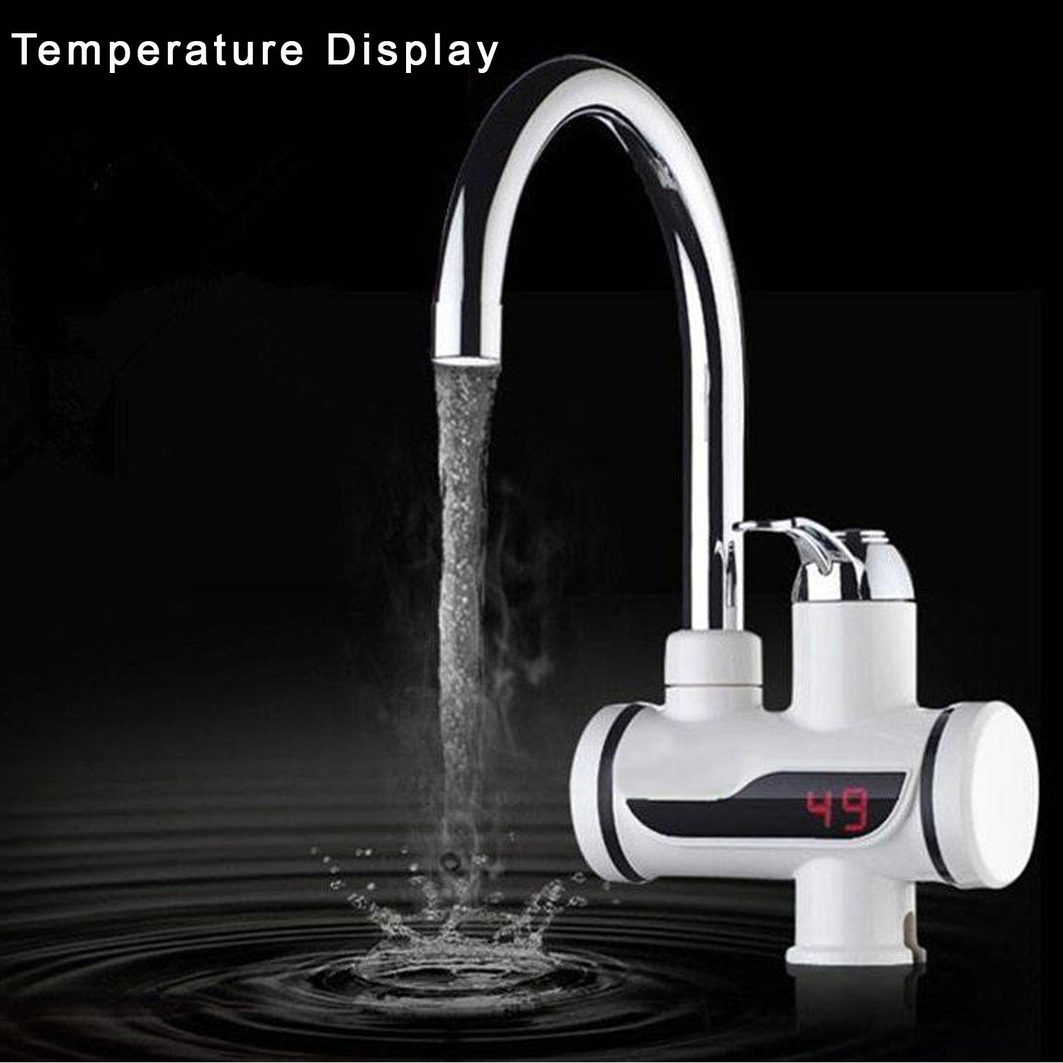 Stainless Steel LED Instant Heating Electric Water Tap