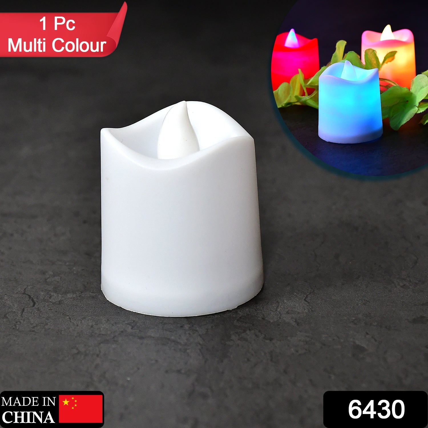 1PC FESTIVAL DECORATIVE - LED TEALIGHT CANDLES | BATTERY OPERATED CANDLE IDEAL FOR PARTY, Diwali