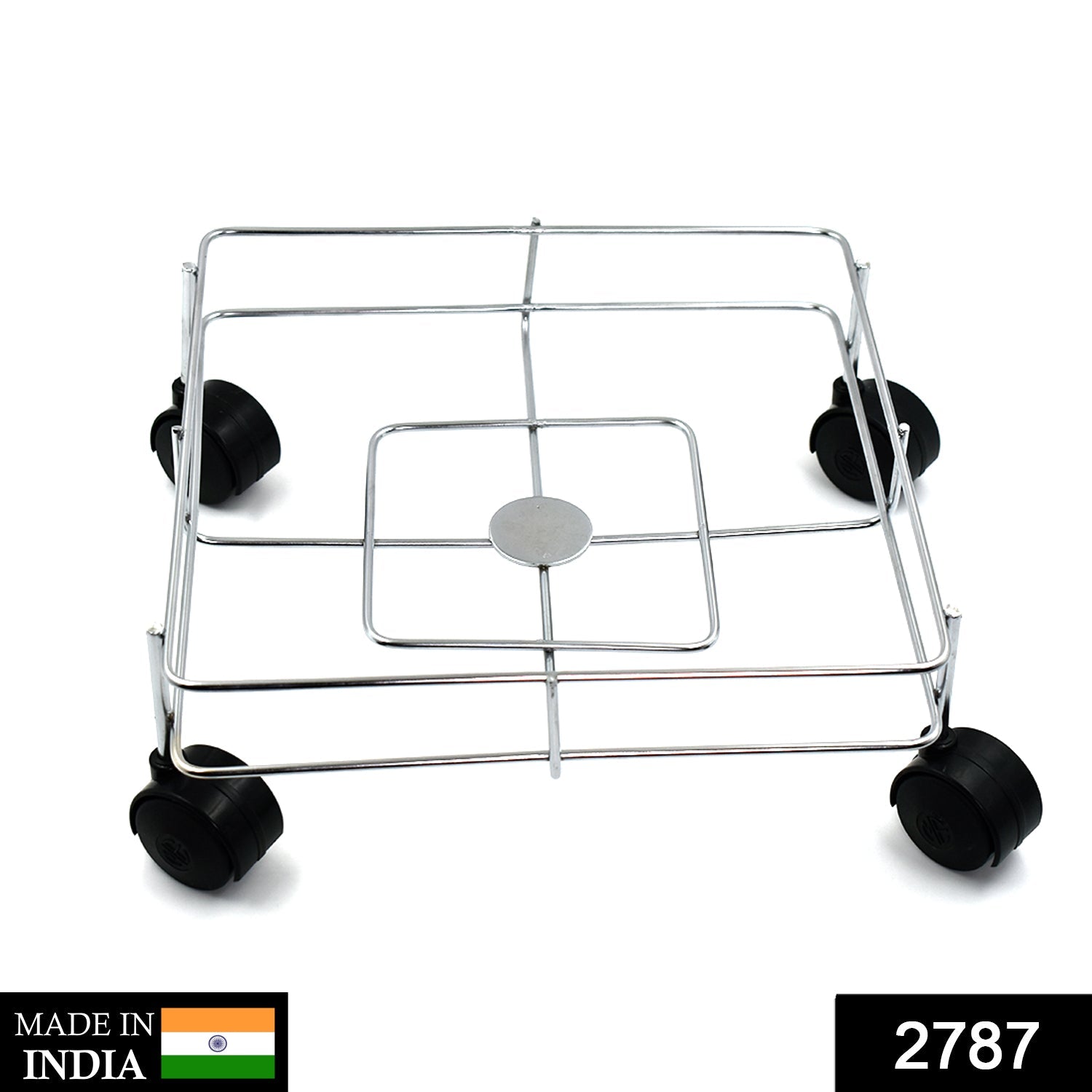 Ss Square Oil Stand For Carrying Oil Bottles And Jars Easily Without Any Problem.