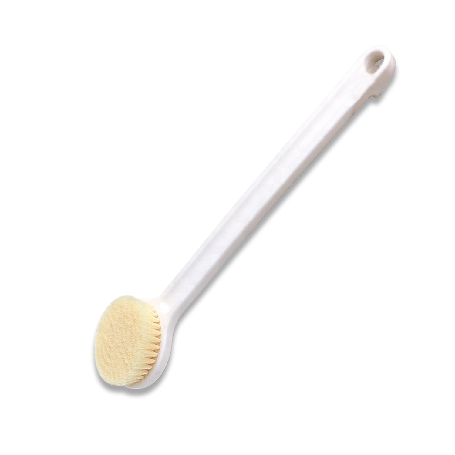 Body Brush Long Handle Dry Brush Soft Bristle Bath Brush Back Scrub Exfoliating Massage.