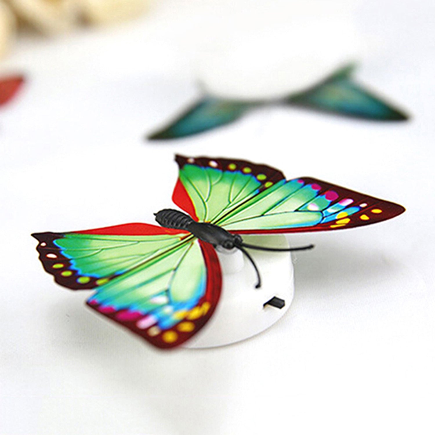 The Butterfly 3D Night Lamp Comes with 3D Illusion Design Suitable for Drawing Room, Lobby.
