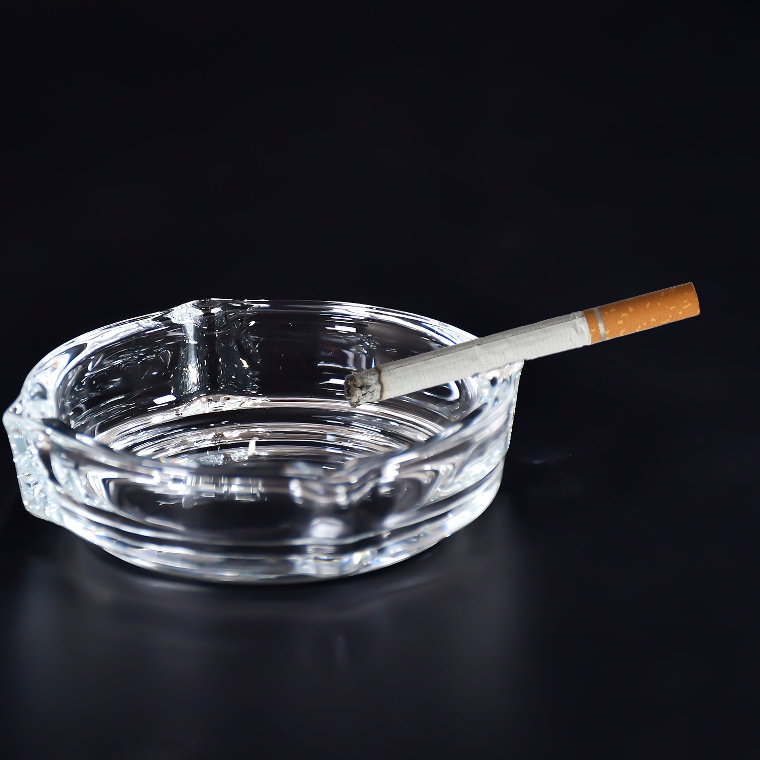 Brunswick Crystal Glass Ashtray for Home & Office