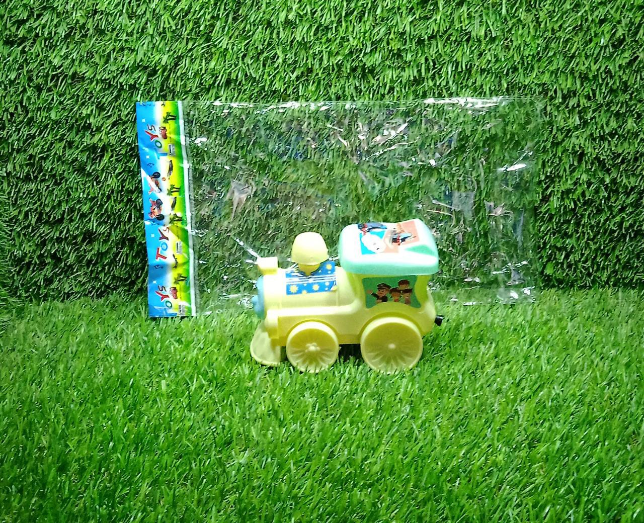 Pull-Rope Racing Train Engine Toy for Kids