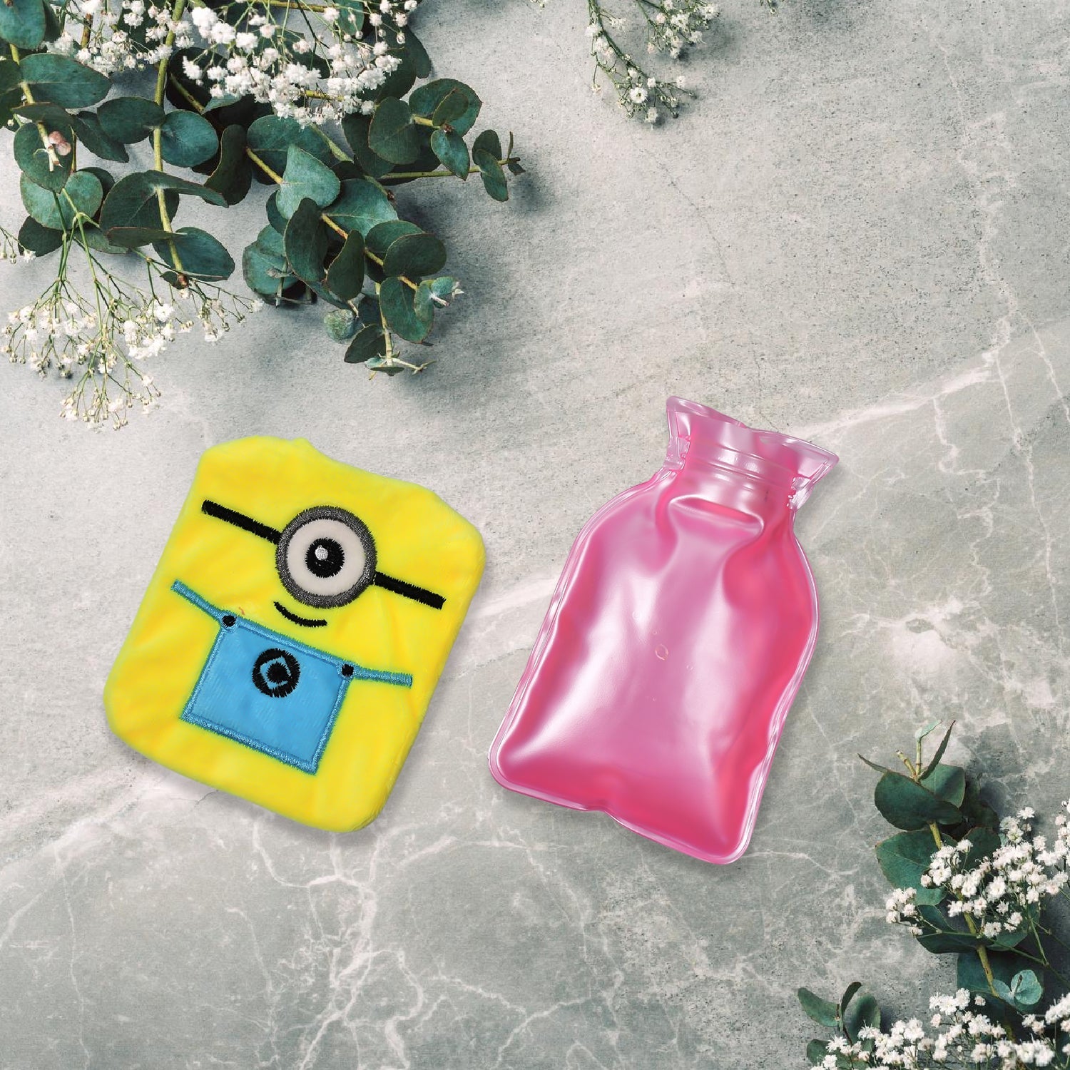 Minions Small Hot Water Bag – Pain Relief for Neck, Shoulder, Hands & Feet (1 Pc)