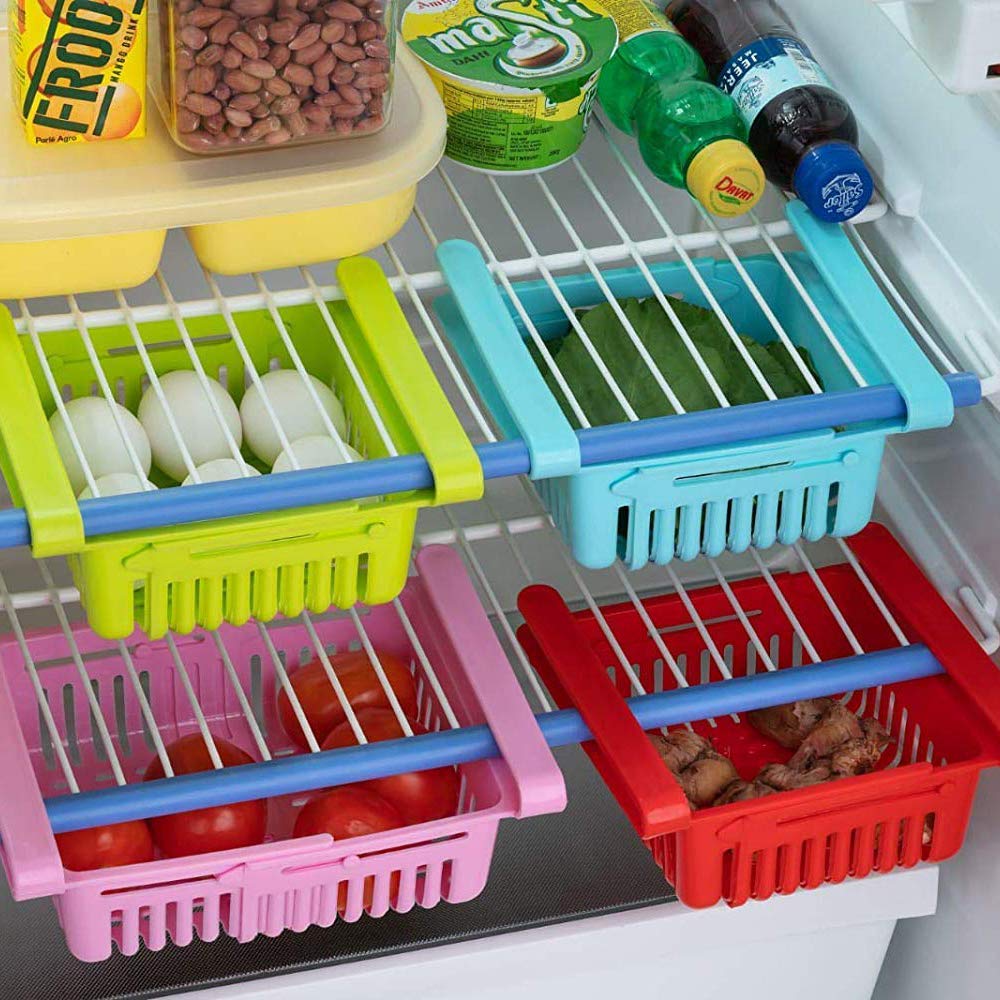 Virgin Freeze Storage Unbreakable Adjustable basket with Extra Storage