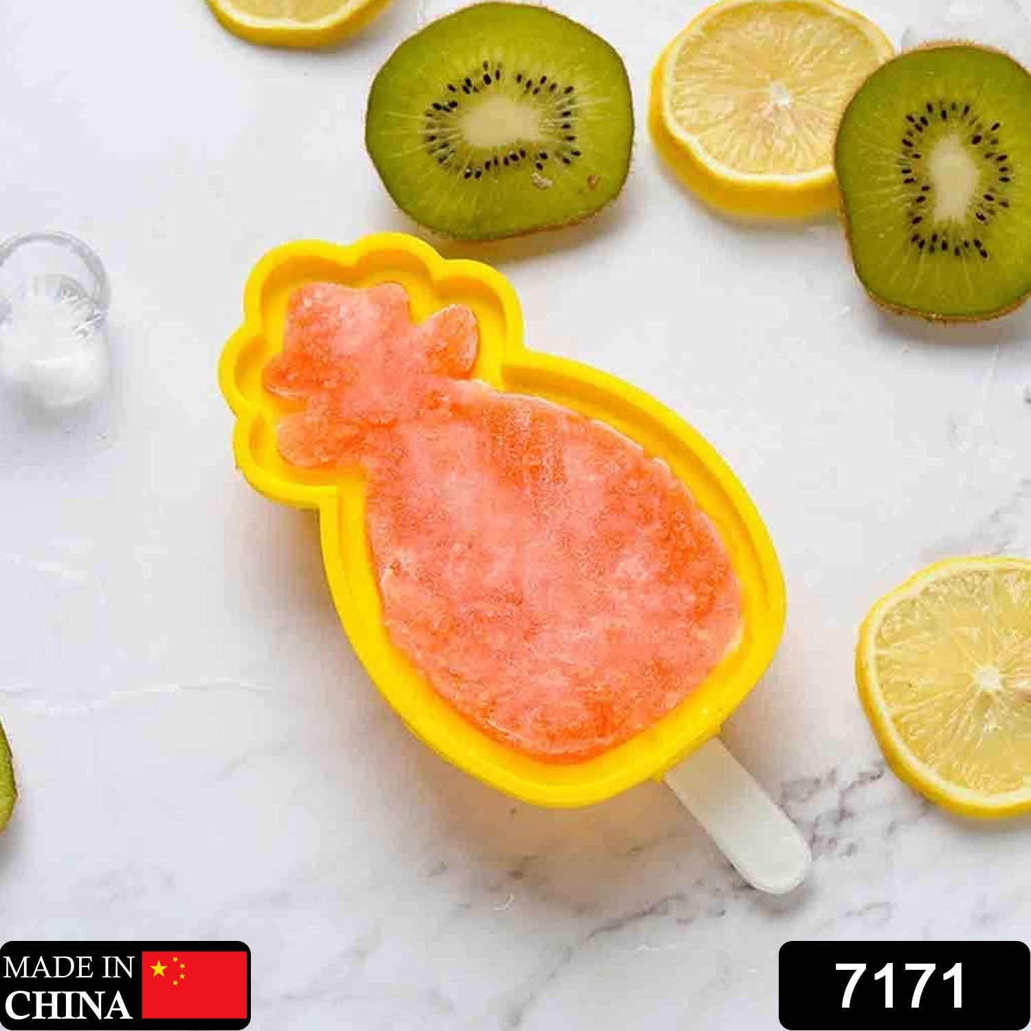 Pineapple Shape sicle Molds - Durable Silicone Ice Candy Cream Mould, DIY Ice  Kitchen Tool