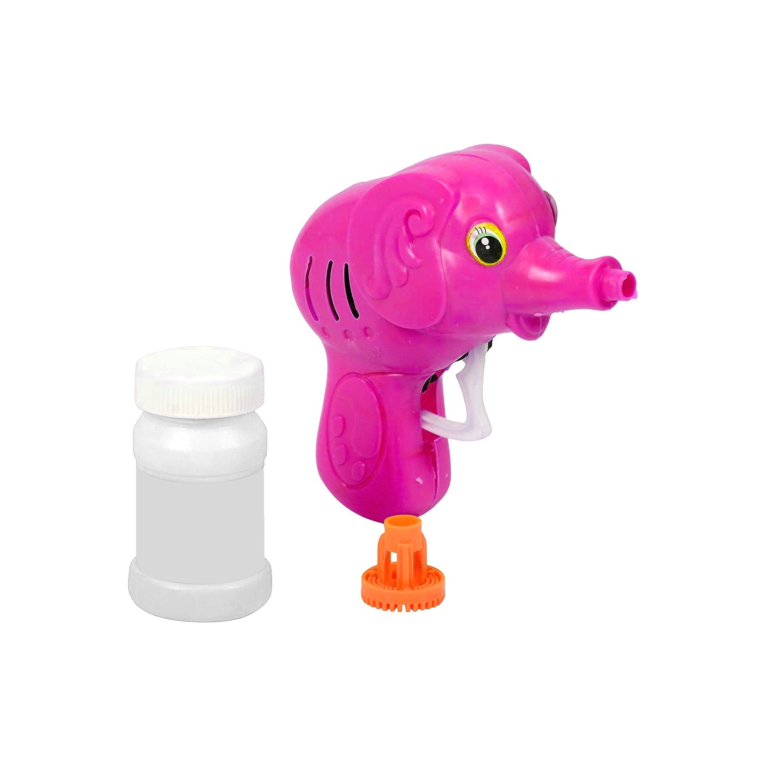 Bubble Gun Elephant Hand Pressing Bubble Gun Toy for Kids Bubble Liquid Bottle with Fun Loading