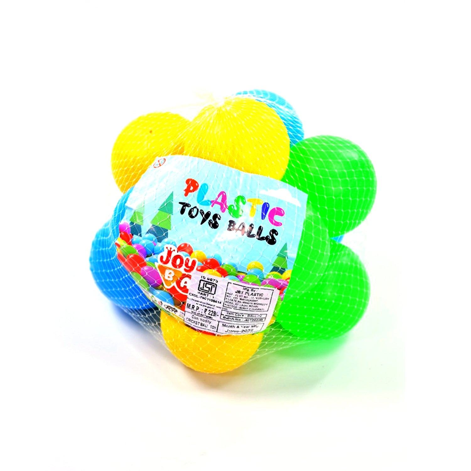 Premium Soft Multicolor Baby Balls – Safe Indoor/Outdoor Play for Pool Pit, Tents & Tunnels