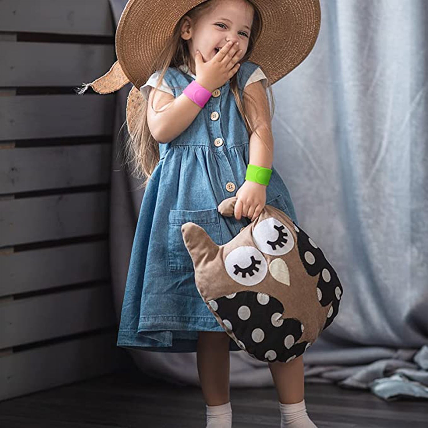 Slap Bracelets for Kids Boys Girls - Silicone Spiky Snap Wristbands (Multicolor)