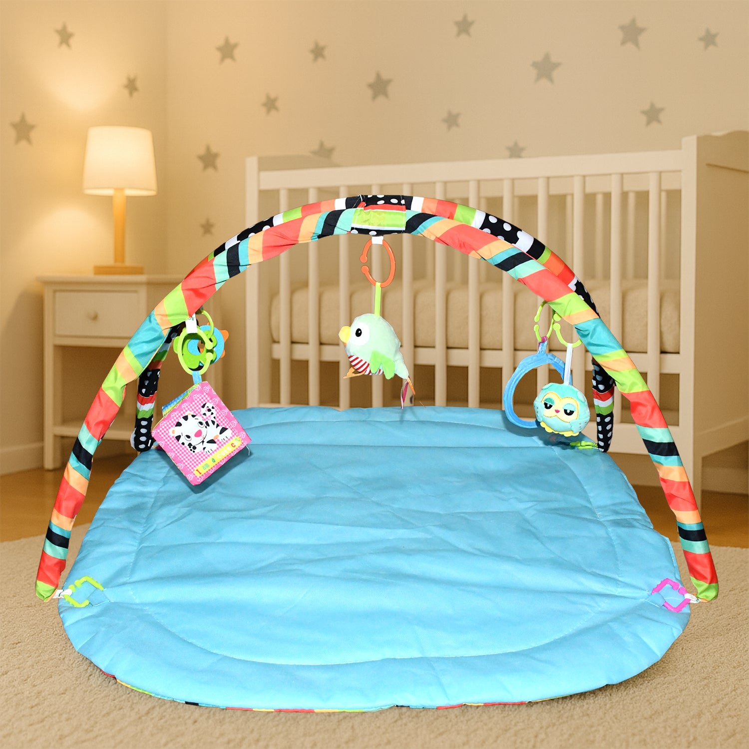 Multipurpose Baby Play Gym and Sleeping Mat (Mix Design / 1 Pc)