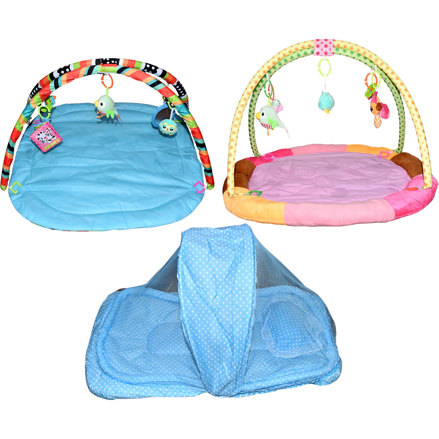 Multipurpose Baby Play Gym and Sleeping Mat (Mix Design / 1 Pc)