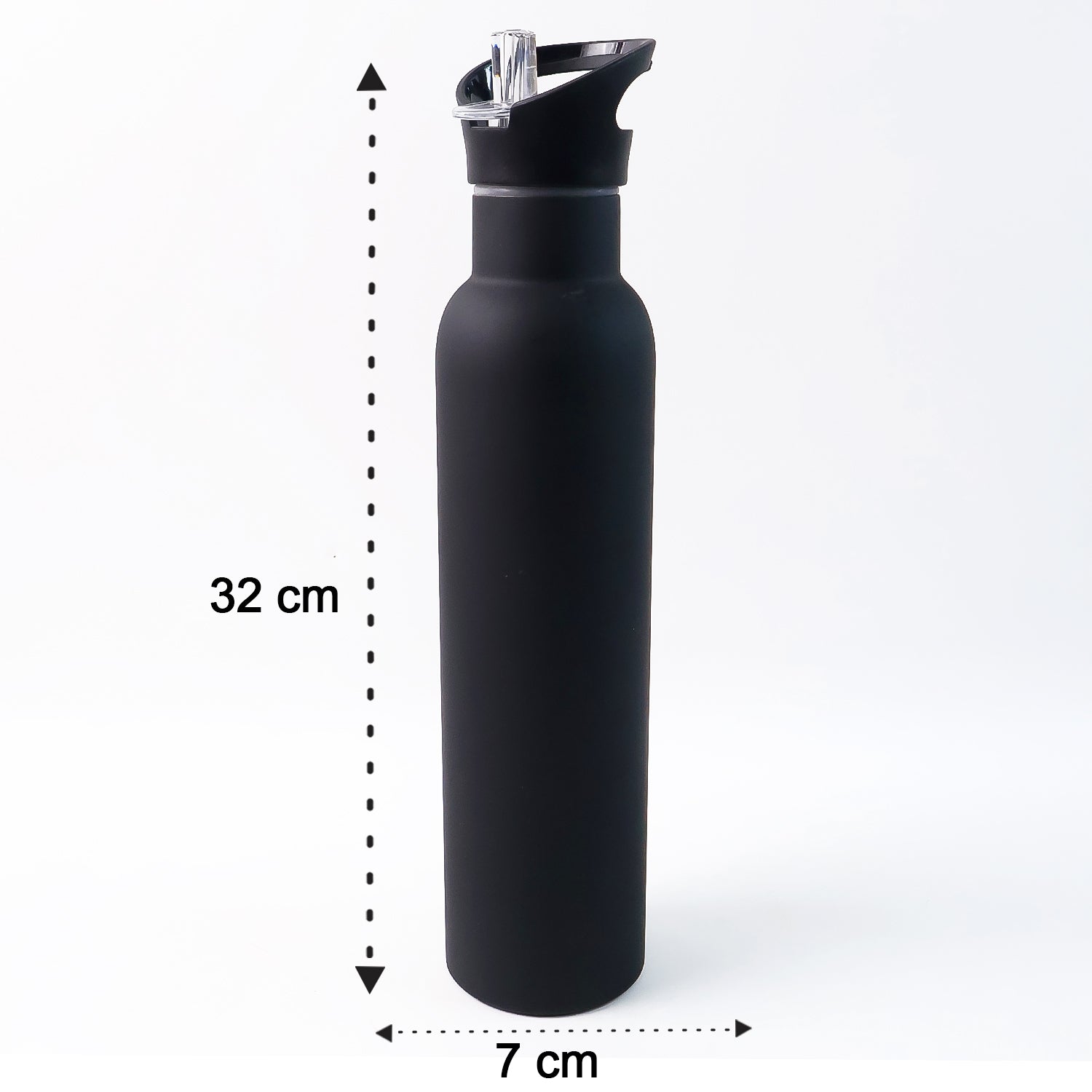 Sports Water Bottle – Matte Finish Leak-Proof Reusable Bottle 900 ML Approx (1 Pc)