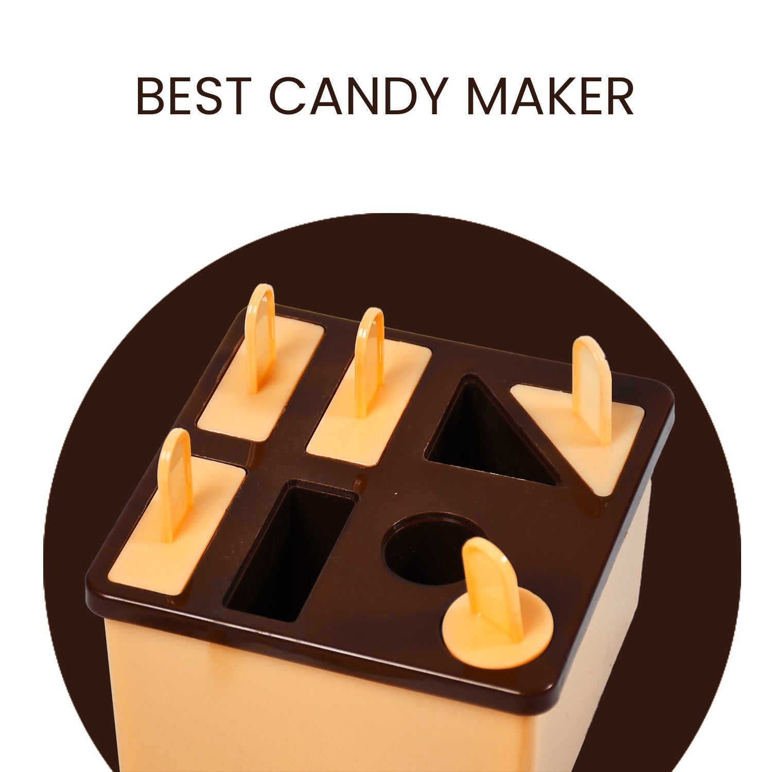 Plastic Kulfi Mold, Kulfi Molds 8 pcs Tray Ice Cream Mold Reusable Frozen Kulfi Maker sicle Sticks Lolly Ice sicle Candy Mold for Children (pink Color)