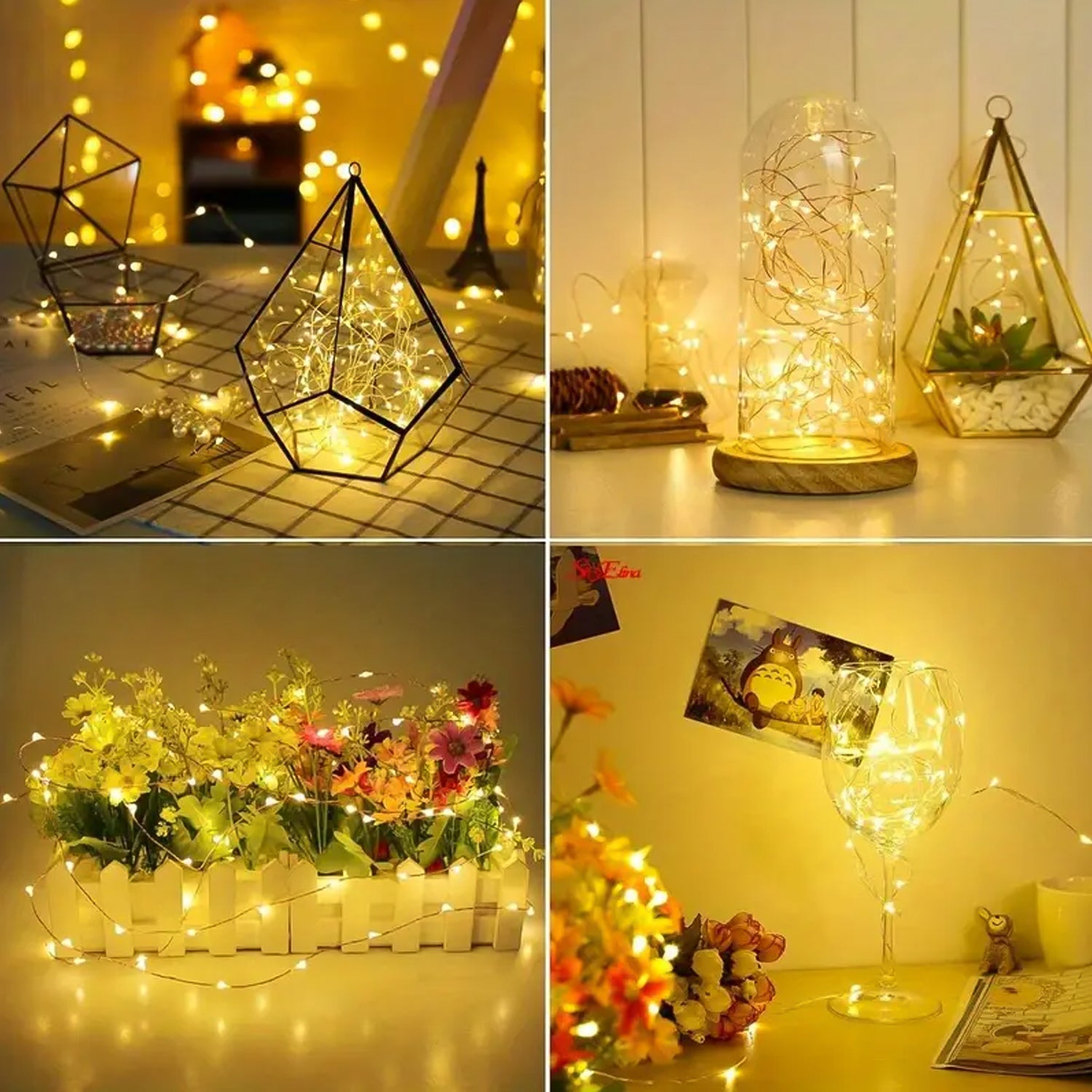 LED Fairy String Lights and Decorative Lights for Bottle, DIY, Home & Festival Decor (1 Pc)
