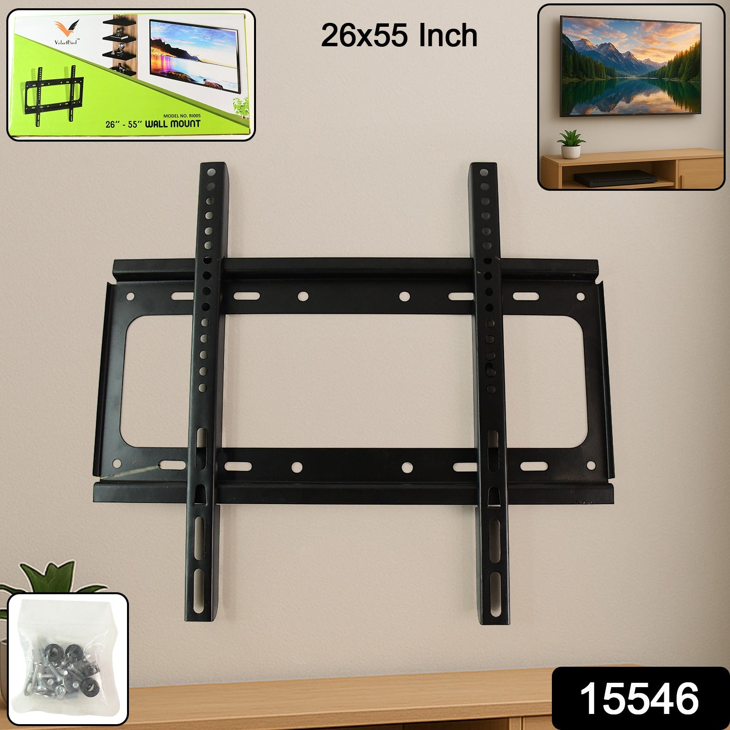 Universal Heavy Duty Adjustable Metal LED LCD TV Wall Mount Bracket