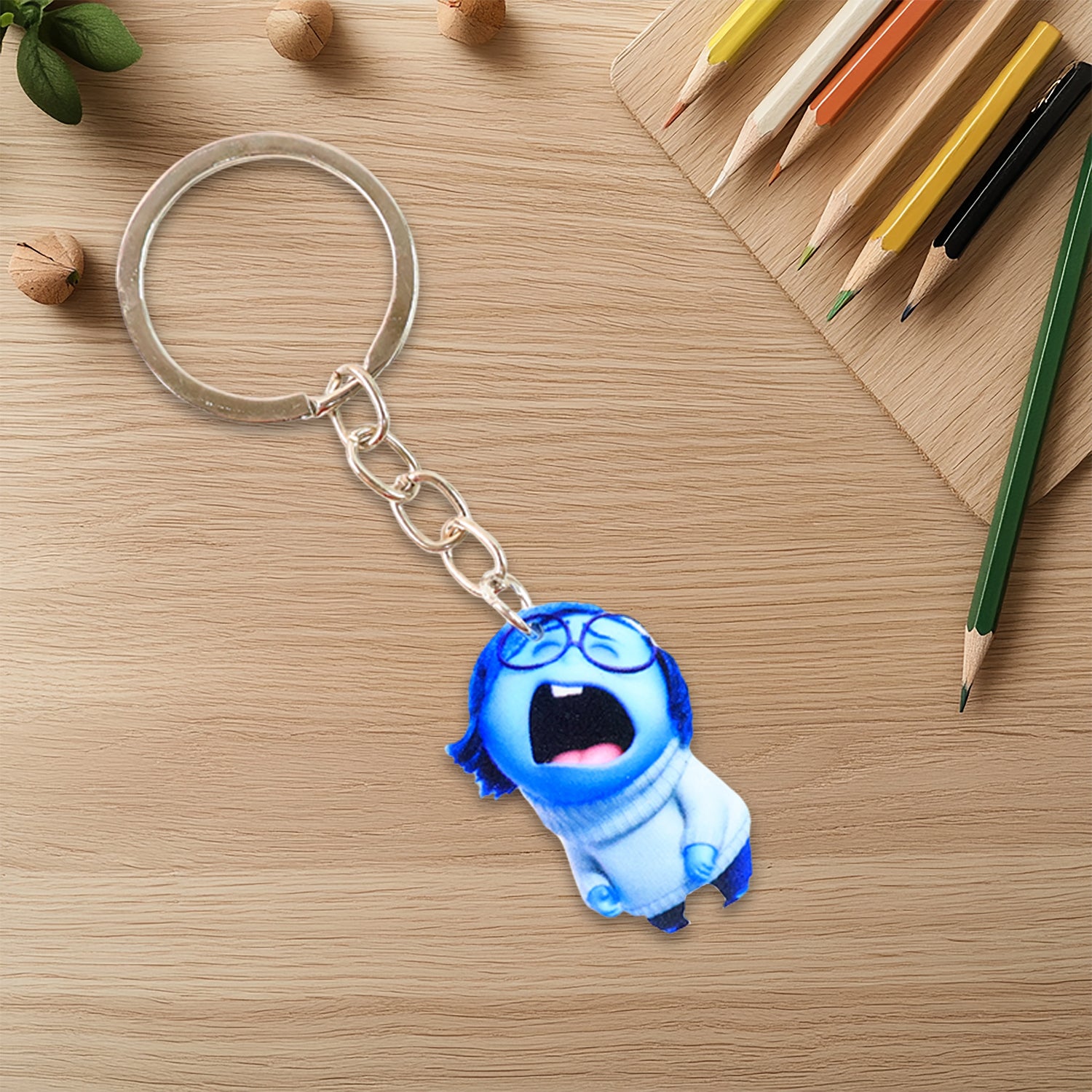 Cute Cartoon Character Girl Keychain For Kids, Bags & Stationery