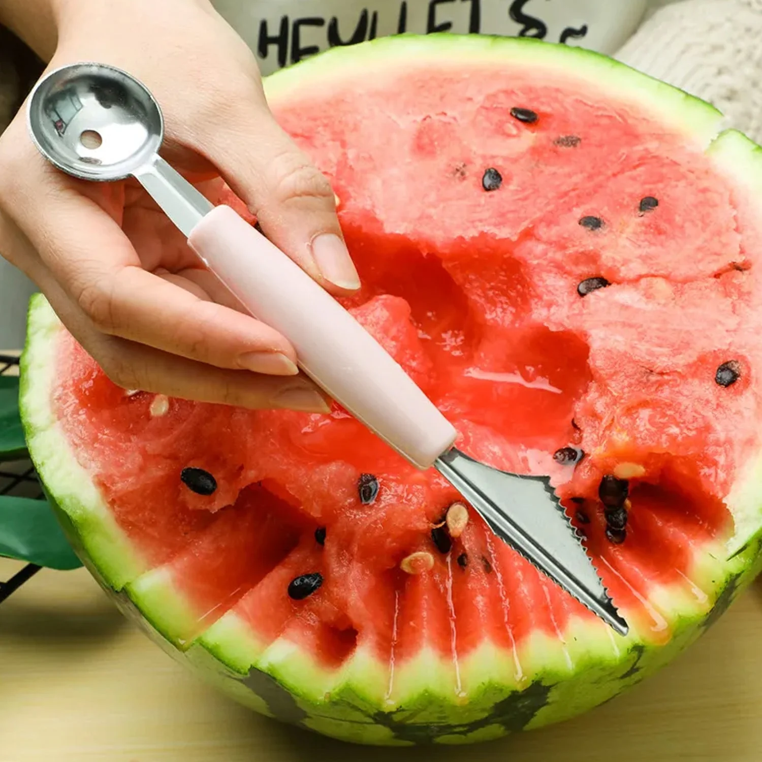 Multifunctional Fruit scooper & peeler Garnish Kit