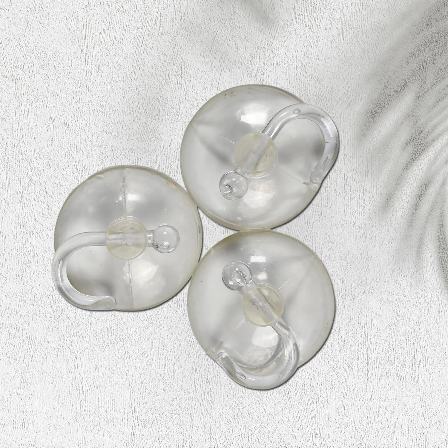 Transparent Rubber Vacuum Hangers for Bathroom, Kitchen, and Wall