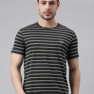 Van Heusen Innerwear Men Striped Lounge Tshirt