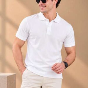 Davno Men Polo Collar T-shirt