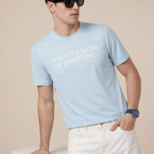 United Colors of Benetton Typography Printed T-shirt