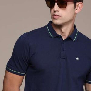 WROGN Polo Collar Pure Cotton Slim Fit T-shirt