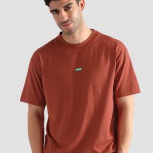 U.S. Polo Assn. Round Neck Cotton Oversized Lounge T-Shirt