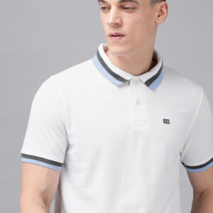 Arrow Sport Men Polo Collar Solid T-shirt