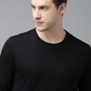 Van Heusen Innerwear Athleisure Men Solid Antibacterial Smart Tech T-Shirt