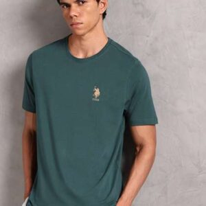 U.S. Polo Assn. Men Pure Cotton Comfort Fit Lounge T-Shirt